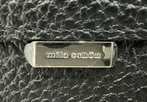 mila schon ミラショーン mila schon 日本製 MADE IN JAPAN ＮＥＲＯ ネロ牛革ミニセカンドバッグ ビジネス 牛革 197214_画像2