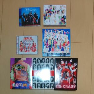 中古　E-girls　Flower　アルバムCD　7枚　Blu-ray　初回限定版有り