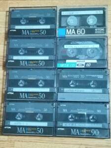  cassette tape metal 8ps.@TDK other used .