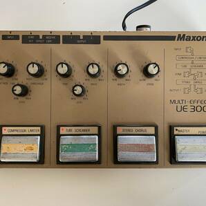 Maxon UE300 Multi Effects マクソン 80年代アナログマルチ オリジナルTS-9 Tube Screamer, CP-9. CS-9 【ジャンク】の画像2