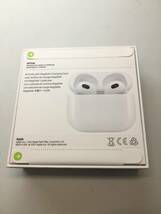 102■Apple AirPods 第3世代 MME73J/A 新品未開封_画像2