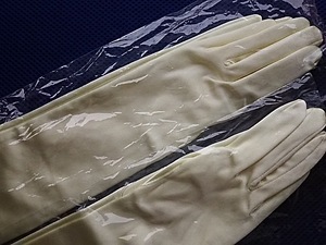  satin cloth glove ivory 40cm*50cm new goods unused goods cosplay *u Eddie ng*