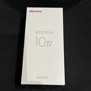 ★SONY Xperia 10 IV ★ホワイト ドコモ SO-52C 新品未使用（動作確認のみ）