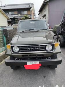 ランドクルーザー70 BJ70V 3B 4ナンバー