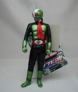 [ включая доставку ] не использовался Bandai sofvi душа 22 Kamen Rider 2 номер с биркой не использовался товар sofvi кукла Kamen Rider THE FIRST