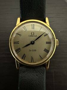 OMEGA De Ville オメガ デビル 手巻き 巻き切り 不動 レディース 腕時計 ゴールド