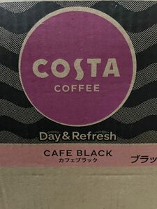 新商品　コスタコーヒー ブラック無糖　2ケース48本