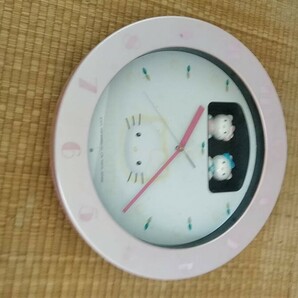 ハローキティ 時計 ジャンク品 サンリオ 掛け時計 レトロ アンティーク レトロ の画像1