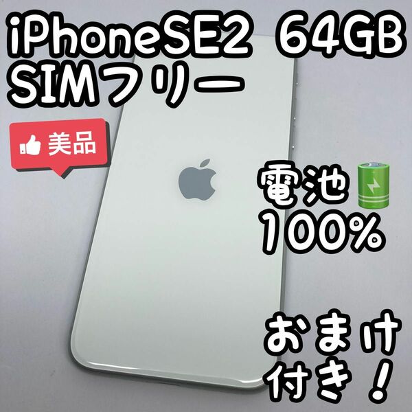 iPhone SE 第2世代 (SE2) ホワイト 64 GB SIMフリー 403