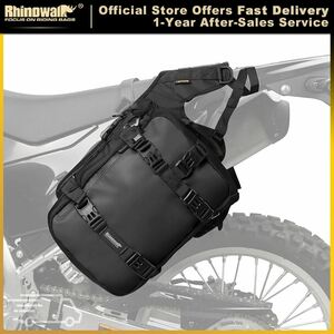 ラインストーン付き バイクサイドバッグ シートバッグ 多機能 防水 ベース付き 12l16l20l30l