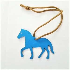  horse woman . recommendation * Lucky item blue hose charm horse riding horsemanship 