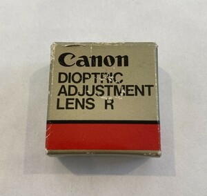 CANON キャノン 純正 視度補正 レンズ R +1 Dioptic adjustment lens R +1 / CANON キャノン