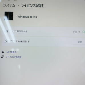 ★美品 高性能8世代4コアi5！M.2 NVMeSSD128GB メモリ8GB★SURFACEPRO6 Core i5-8350U Webカメラ Win11 MS Office2019 H&B★P69891の画像3