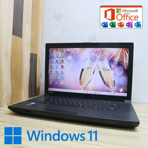 ★美品 高性能4世代i3！320GB★B554/L Core i3-4000M Win11 MS Office 中古品 ノートPC★P71351