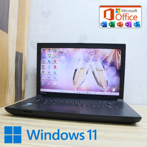 ★超美品 高性能4世代i3！320GB★B554/L Core i3-4000M Win11 MS Office 中古品 ノートPC★P70474