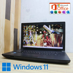 ★超美品 高性能4世代i3！320GB★B554/L Core i3-4000M Win11 MS Office 中古品 ノートPC★P70493