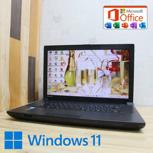 ★超美品 高性能4世代i3！320GB★B554/L Core i3-4000M Win11 MS Office 中古品 ノートPC★P71387