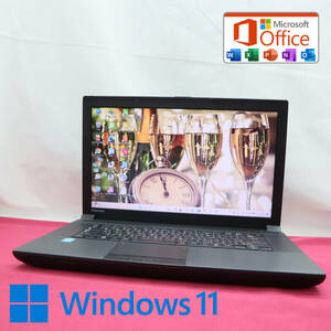 ★超美品 高性能4世代i3！320GB★B554/L Core i3-4000M Win11 MS Office 中古品 ノートPC★P71401