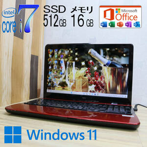 ★美品 最上級i7！新品SSD512GB メモリ16GB★GL265Y Core i7-2620M Webカメラ Win11 MS Office2019 Home&Business ノートPC★P69416