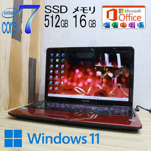 ★超美品 最上級4コアi7！新品SSD512GB メモリ16GB★T451 Core i7-2670QM Webカメラ Win11 MS Office2019 Home&Business ノートPC★P70955