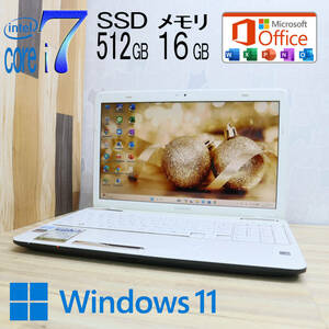 ★美品 最上級4コアi7！新品SSD512GB メモリ16GB★T451 Core i7-2670QM Webカメラ Win11 MS Office2019 Home&Business ノートPC★P70949