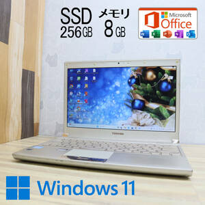 ★中古PC 高性能2世代i3！新品SSD256GB メモリ8GB★R731/W Core i3-2330M Webカメラ Win11 MS Office 中古品 ノートPC★P67854