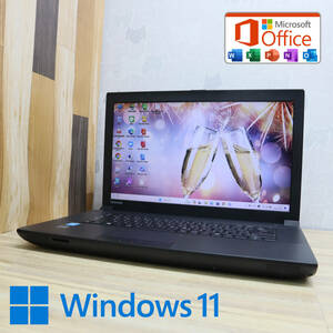 ★美品 高性能4世代i3！320GB★B554/L Core i3-4000M Win11 MS Office 中古品 ノートPC★P71344