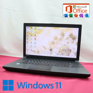 ★美品 高性能4世代i3！320GB★B554/L Core i3-4000M Win11 MS Office 中古品 ノートPC★P71361