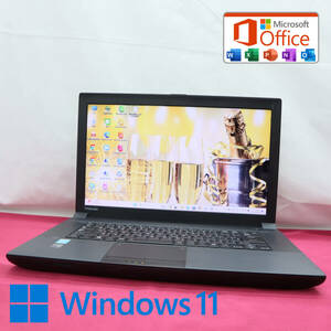 ★美品 高性能4世代i3！320GB★B554/L Core i3-4000M Win11 MS Office 中古品 ノートPC★P71419