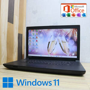 ★超美品 高性能4世代i3！320GB★B554/L Core i3-4000M Win11 MS Office 中古品 ノートPC★P70491