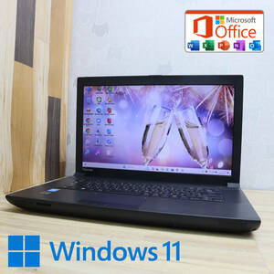 ★超美品 高性能4世代i3！320GB★B554/L Core i3-4000M Win11 MS Office 中古品 ノートPC★P71372