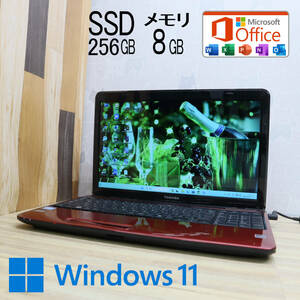 ★中古PC 高性能2世代i5！SSD256GB メモリ8GB★T351 Core i5-2410M Blu-ray Win11 MS Office 中古品 ノートPC★P70932