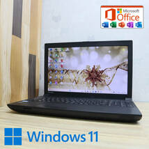 ★中古PC 高性能3世代i5！320GB★B553/J Core i5-3230M Win11 MS Office 中古品 ノートPC★P71662_画像1