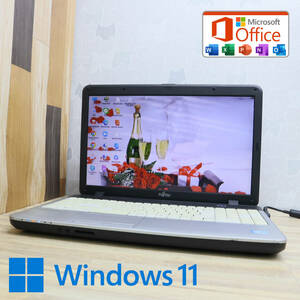 ★中古PC 高性能2世代i5！160GB★A531/D Core i5-2520M Win11 MS Office 中古品 ノートPC★P71026