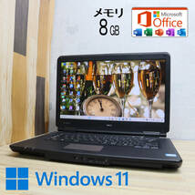 ★美品 高性能3世代i5！250GB メモリ8GB★VK25T Core i5-3210M Win11 MS Office 中古品 ノートPC★P71627_画像1