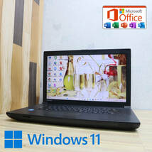 ★美品 高性能4世代i3！320GB★B554/L Core i3-4000M Win11 MS Office 中古品 ノートPC★P71382_画像1