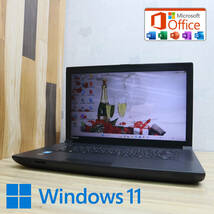 ★超美品 高性能4世代i3！320GB★B554/L Core i3-4000M Win11 MS Office 中古品 ノートPC★P71384_画像1