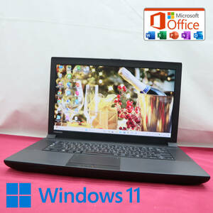 ★超美品 高性能4世代i3！320GB★B554/L Core i3-4000M Win11 MS Office 中古品 ノートPC★P71398