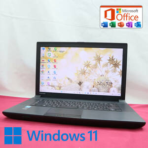 ★超美品 高性能4世代i3！320GB★B554/L Core i3-4000M Win11 MS Office 中古品 ノートPC★P71400