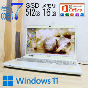 ★中古PC 最上級4コアi7！新品SSD512GB メモリ16GB★VPCCB38FJ Core i7-2630QM Webカメラ Win11 MS Office2019 Home&Business★P70840