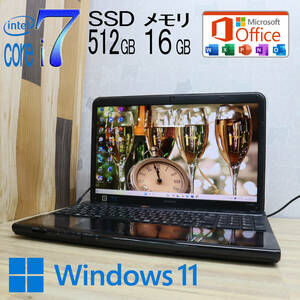 ★美品 最上級4コアi7！新品SSD512GB メモリ16GB★VPCCB4AJ Core i7-2630QM Webカメラ Win11 MS Office2019 Home&Business★P70391