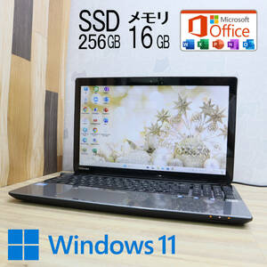 * beautiful goods height performance i5!SSD256GB memory 16GB*L55T-A5290 Core i5-3337U Web camera Win11 MS Office2019 Home&Business Note PC*P70915