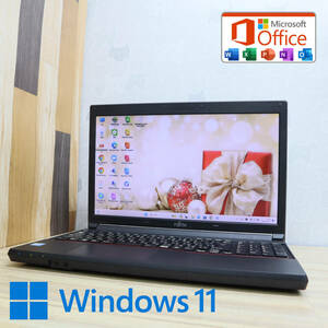 ★中古PC 3世代500GB★A553/HX Celeron 1000M Win11 MS Office 中古品 ノートPC★P71869