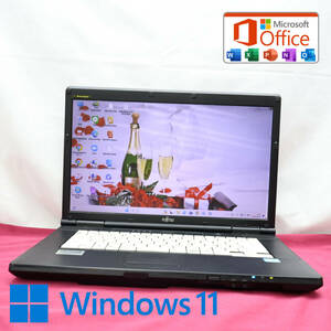 ★中古PC 高性能2世代i5！500GB★A561/C Core i5-2520M Win11 MS Office 中古品 ノートPC★P71030