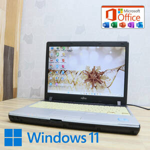 ★中古PC 高性能2世代i5！160GB★P771/C Core i5-2520M Win11 MS Office 中古品 ノートPC★P71106