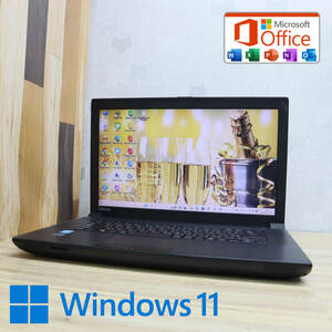 ★中古PC 高性能4世代i3！320GB★B554/L Core i3-4000M Win11 MS Office 中古品 ノートPC★P69366