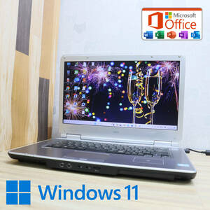 ★美品 高性能2世代i5！250GB★VK25M Core i5-2520M Win11 MS Office 中古品 ノートPC★P70776