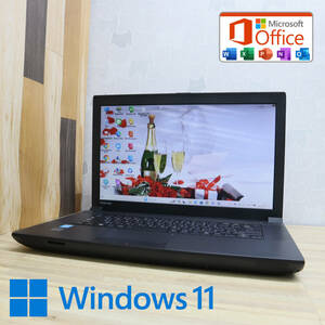 ★美品 高性能4世代i3！320GB★B554/L Core i3-4000M Win11 MS Office 中古品 ノートPC★P70468