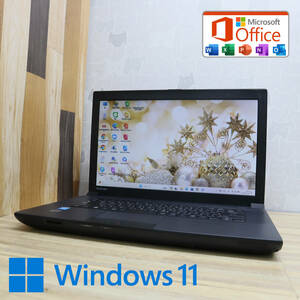 ★美品 高性能4世代i3！320GB★B554/L Core i3-4000M Win11 MS Office 中古品 ノートPC★P71408