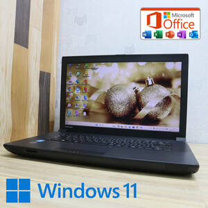 ★超美品 高性能4世代i3！320GB★B554/L Core i3-4000M Win11 MS Office 中古品 ノートPC★P71346